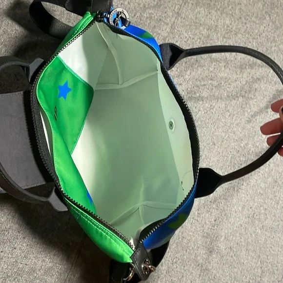 Longchamp star print bag, EUC.  Limited edition! - Picture 5 of 9